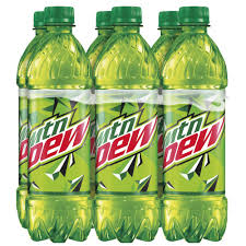  Mountain Dew 16.9 oz Bottle 6 Pack