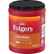Folgers Colombian Ground Coffee, Medium Roast, 9.6 oz