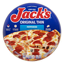 Jack’s Thin Crust Pepperoni Pizza, Frozen Pizza