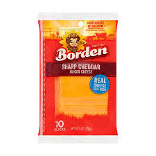 Borden Sharp Cheddar Cheese Slices, 10 ct