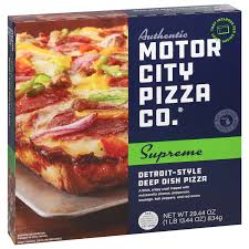 Authentic Motor City Pizza Company. Supreme Detroit-Style Pizza, Tomato Sauce, 27.87 oz (Frozen)