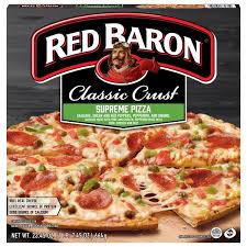 Red Baron Frozen Pizza Classic Crust Supreme, 23.45 oz