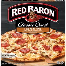 Red Baron Four Meat Classic Crust Frozen Pizza, 21.95 oz