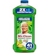 Mr. Clean Multi-Surface Cleaner, 2X Concentrated, Gain Original Fresh, 41 fl oz