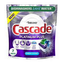 <span data-sheets-root="1" style="font-size:14pt;font-family:Montserrat,Arial;font-weight:normal;font-style:normal;">Cascade Platinum Plus Dishwasher Pods, Fresh Scent, 7 ct</span> 