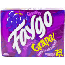 Faygo 12 Pack cans 12oz Grape. 12 PK