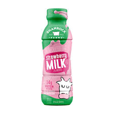 Shamrock Farms 2% Reduced Fat Strawberry Milk, 12 fl oz
