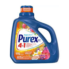  Purex Liquid Laundry Detergent, Tahitian Breeze, 150 Fluid Ounces, 115 Loads