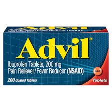 Advil Pain Reliever FeverReducer Ibuprofen 200mg CoatedTablets 24ct