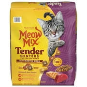 Meow Mix Tender Centers Dry Cat Food with Basted Bites, Chicken & Tuna, 8.44 Pound Bag