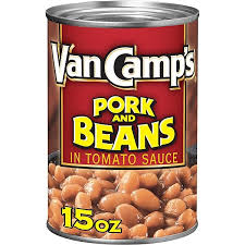Van Camps Pork And Beans In Tomato Sauce, Canned Beans, 15 oz. Can