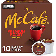 McCafe Premium Roast Coffee, Single Serve Keurig K-Cup Pods, Medium Roast, 10 ct