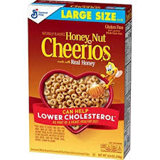 General Mills Honey Nut Cheerios Cereal, 15.4 oz