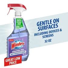 Windex Ammonia-Free Glass Cleaner Spray Crystal Rain Scent 23floz