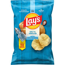 Lay's Potato Chips Salt & Vinegar Flavored 7 3/4 Oz