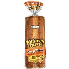 G1 Natures Own Honey Wheat bread