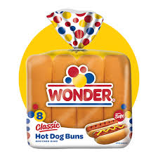 &nbsp;Wonder Bread Classic White Bread Hot Dog Buns, 8 ct