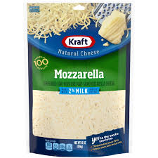 Kraft Mozzarella Shredded Natural Cheese, 8 oz
