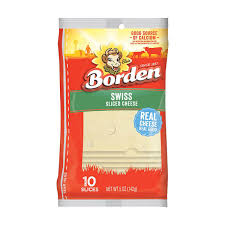 Borden Swiss Cheese Slices, 10 ct