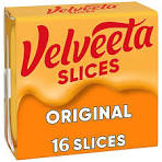 Velveeta Slices Original Cheese, 16 ct