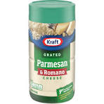 Kraft Parmesan &amp; Romano Grated Cheese, 8 oz Shaker