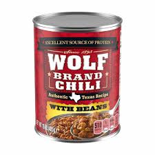 WOLF BRAND Chili With Beans, 15 oz