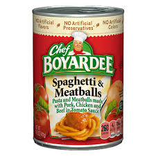 Chef Boyardee Spaghetti and Meatballs, Microwave Pasta, Canned Food, 14.5 oz