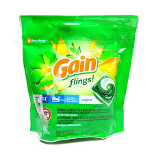 Gain Flings Laundry Pods 14cnt Orig Scent 3-in-1 HE+OxiBoost&amp;Febreeze