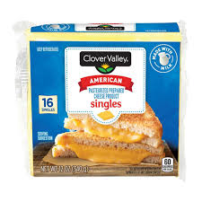 Clover Valley American Cheese Singles, 12 Oz