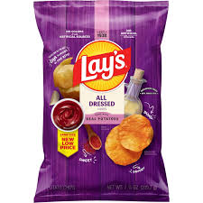 Lay's Potato Chips All Dressed Flavored 7 3/4 Oz