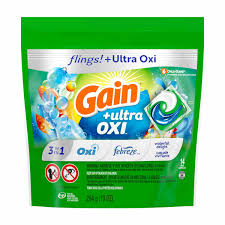 Gain Flings Laundry Pods 14cnt Orig Scent 3-in-1 HE+OxiBoost&amp;Febreeze
