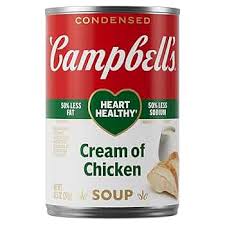 <span data-sheets-root="1" style="font-size:9pt;font-family:Montserrat,Arial;font-weight:normal;font-style:normal;">Campbell&rsquo;s Condensed Healthy Request Cream of Chicken Soup, 10.5 oz Can, 1 ct</span>&nbsp;
