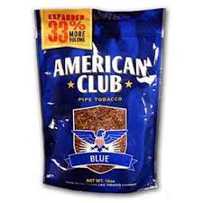 American Club Pipe Tobacco Blue 16oz