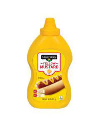 Clover Valley Yellow Mustard, 14 oz
