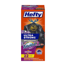 Hefty Ultra Strong Multipurpose Large Trash Bags, Black, Fabuloso Scent, 30 Gallon, 22 count</span>&nbsp;