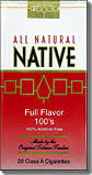 Native Full Flavor 100s Cigarettes Single Pack