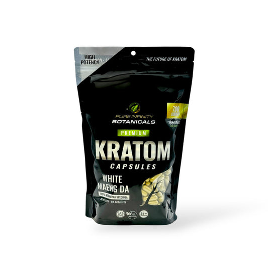 &nbsp;Pure Infinity Botanicals Kratom White Strain Large 250ct
