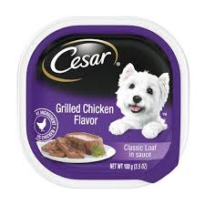 Cesar Grilled Chicken Flavor Classic Loaf in Sauce Wet Dog Food, 3.5 oz