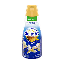 International Delight Zero Sugar Coffee Creamer, French Vanilla, 32 fl oz