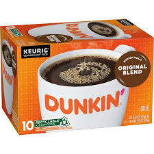 Dunkin&rsquo; Original Blend Medium Roast Coffee, Keurig K-Cup Pods, 10 Count Box