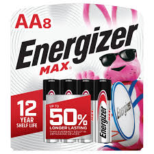 Energizer MAX AA Alkaline Batteries, 8 ct