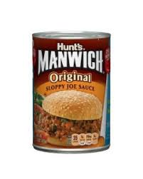 Manwich Original Sloppy Joe Sauce, Canned Sauce, 15 oz