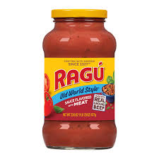 Ragu Old World Style Sauce Flavored with Meat, 23.9 oz
