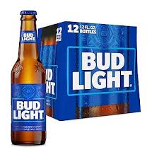 Bud Light American Lager Beer, 12 fl oz Bottles, 12 pk