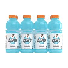 Gatorade Zero Zero Sugar Thirst Quencher Glacier Freeze 20 Fl Oz, 8 Count