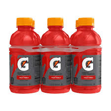 Gatorade Thirst Quencher Fruit Punch Natural Flavor 12 Fl Oz, 6 Count