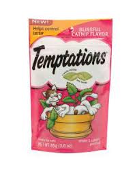 Temptations Classic Cat Treats Blissful Catnip Flavor