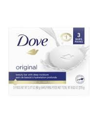 Dove Beauty Bar Soap, Original, 3.17 oz, 3 ct