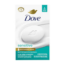 Dove Beauty Bar Soap, Sensitive Skin, 3.17 oz, 3 ct