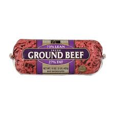 American Foods Fresh Ground Beef 73% Lean 27% Fat, 1 lb